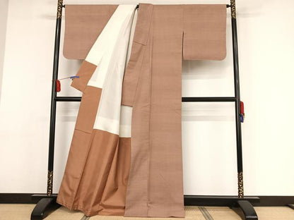 平和屋着物●綿薩摩 東郷織物謹製 手織 160亀甲 白薩摩 銀座こうげい 160亀甲 蚊絣 たとう紙付き 綿 逸品 未使用 AAAY9996np