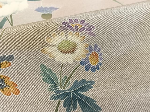 平和屋着物●豪華色留袖　友禅　作家物　草花文　暈し染め　正絹　逸品　AAAZ0031zg