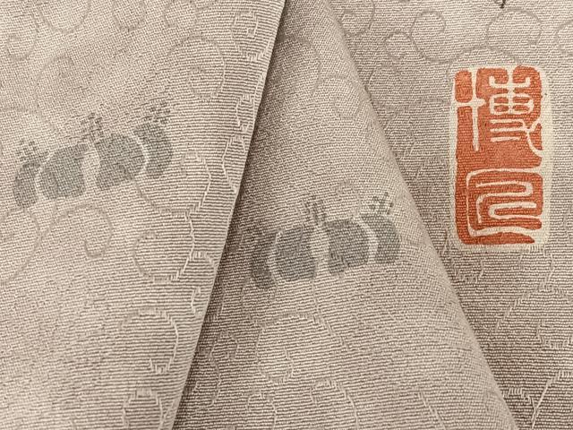平和屋着物●摺り友禅の第一人者　吉田博　博匠　手描き　訪問着　桐　正絹　逸品　AAAZ0032zg