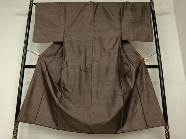 平和屋着物●男性 紬 亀甲絣 正絹 逸品 AAAZ0056zg