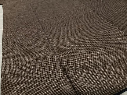 平和屋着物●男性 紬 亀甲絣 正絹 逸品 AAAZ0056zg