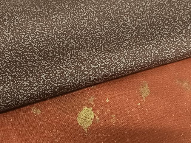 平和屋着物●本場染大島紬 箔散らし 暈し染め 金彩 正絹 逸品 AAAZ0059zg