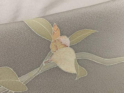 平和屋着物●訪問着　友禅　作家物　枝花文　正絹　逸品　AAAZ0077zg