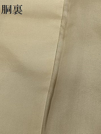 平和屋着物●上質な色無地 縞地紋 芝翫茶色 正絹 逸品 AAAZ0106zg