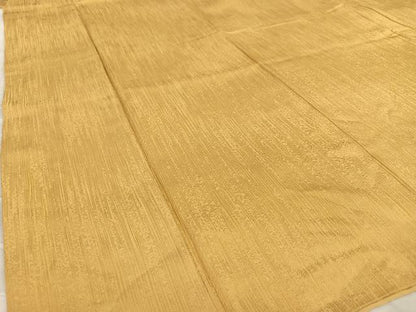 平和屋着物●上質な色無地 縞地紋 芝翫茶色 正絹 逸品 AAAZ0106zg