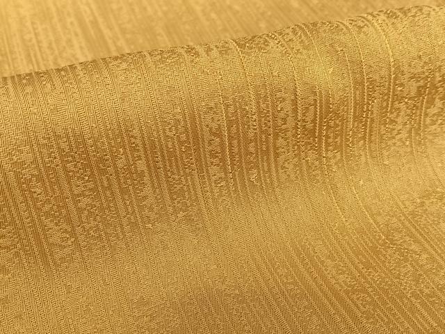 平和屋着物●上質な色無地 縞地紋 芝翫茶色 正絹 逸品 AAAZ0106zg