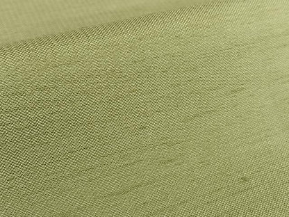 平和屋着物●上質な紬 色無地 鶸茶色 正絹 逸品 AAAZ0149zg
