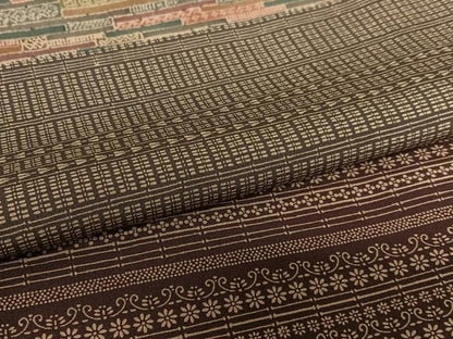 平和屋着物●訪問着 作家物 横段花文 正絹 逸品 AAAZ0206zg