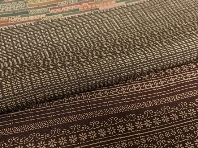 平和屋着物●訪問着 作家物 横段花文 正絹 逸品 AAAZ0206zg