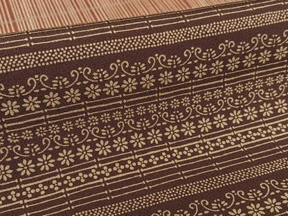 平和屋着物●訪問着 作家物 横段花文 正絹 逸品 AAAZ0206zg