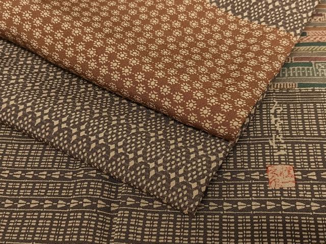 平和屋着物●訪問着 作家物 横段花文 正絹 逸品 AAAZ0206zg