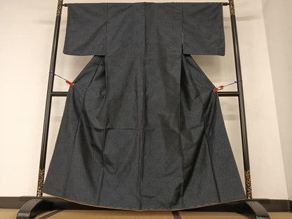 平和屋着物●本場大島紬 麻の葉文様 正絹 逸品 未使用 AAAZ0221zg