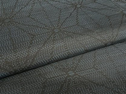 平和屋着物●本場大島紬 麻の葉文様 正絹 逸品 未使用 AAAZ0221zg
