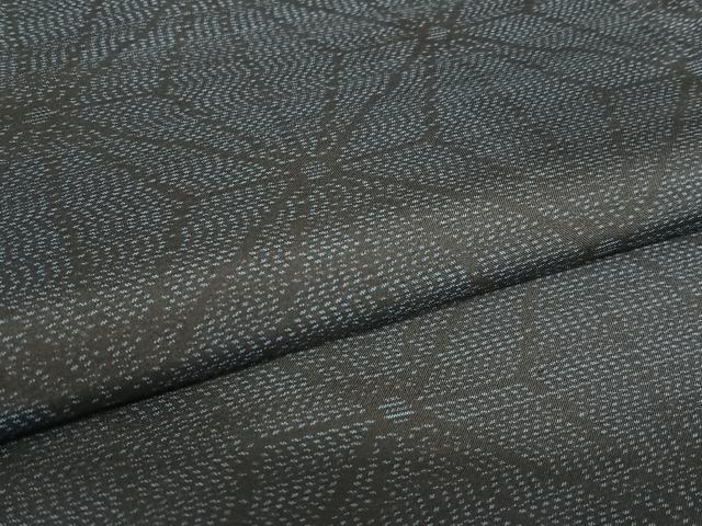 平和屋着物●本場大島紬 麻の葉文様 正絹 逸品 未使用 AAAZ0221zg