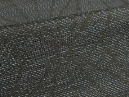 平和屋着物●本場大島紬 麻の葉文様 正絹 逸品 未使用 AAAZ0221zg