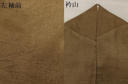 平和屋着物●色留訪問着 紬地 霞文 暈し染め ロング丈 正絹 逸品 AAAZ0234zg