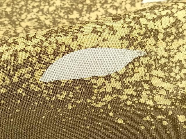 平和屋着物●色留訪問着 紬地 霞文 暈し染め ロング丈 正絹 逸品 AAAZ0234zg