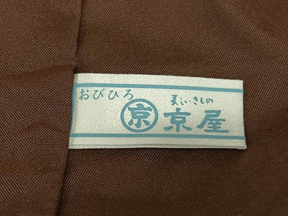 平和屋着物●上質な紬　縞　正絹　逸品　未使用　AAAZ0250zg