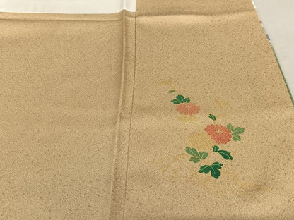 平和屋着物●訪問着 地紙重ね花文 暈し染め 金彩 正絹 逸品 AAAZ0258zg