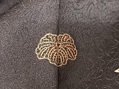 平和屋着物●訪問着　友禅　松竹梅風景花文　金彩　正絹　逸品　AAAZ0277zg
