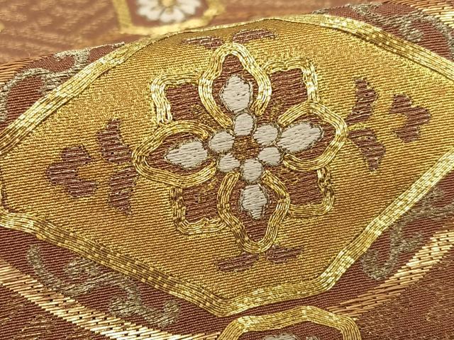 平和屋着物●色留訪問着 駒刺繍 寿光織 梅松花文 桐 金彩 正絹 逸品 AAAZ0280zg