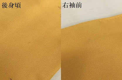 平和屋着物●訪問着　枝梅松文　金彩　正絹　逸品　AAAZ0285zg