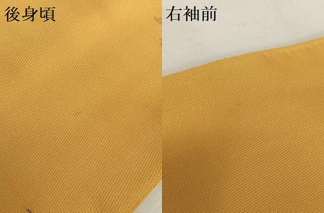 平和屋着物●訪問着　枝梅松文　金彩　正絹　逸品　AAAZ0285zg