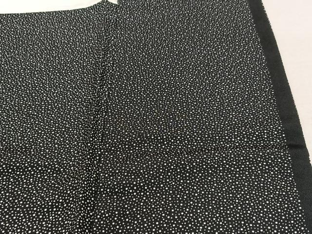 平和屋着物●小紋師　北原寿永　江戸小紋　百柄　黒地　正絹　逸品　AAAZ0302zg