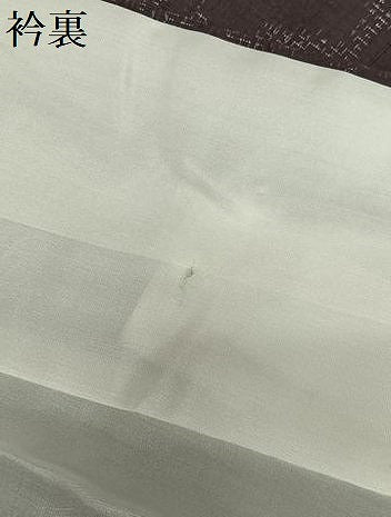平和屋着物●結城紬　80亀甲　更紗花文　正絹　逸品　未使用　AABH7154cs