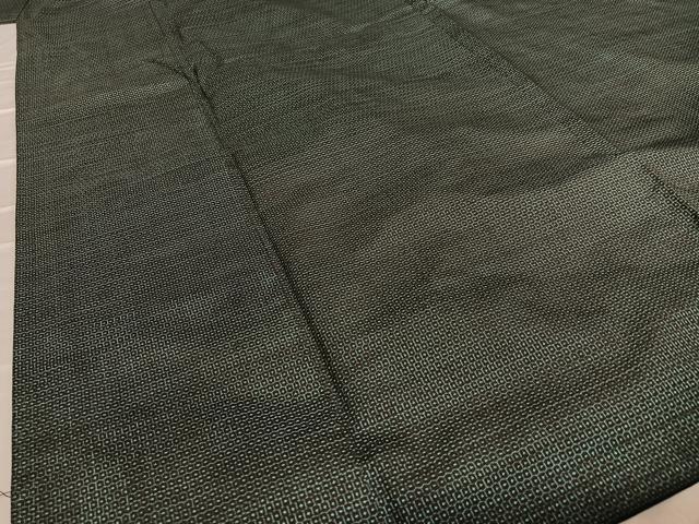 平和屋着物●男性　本場大島紬　アンサンブル　100亀甲　総詰め　正絹　逸品　AAAZ0322zg