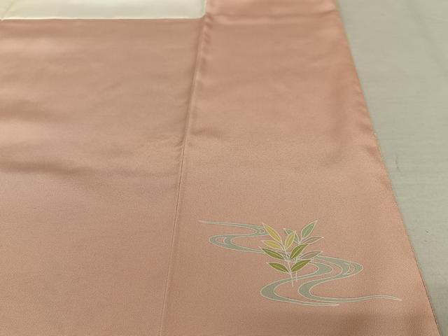平和屋着物●訪問着 友禅 草花鈴文 暈し染め 金彩 正絹 逸品 AAAZ0329zg