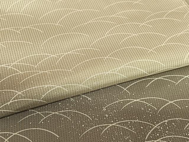 平和屋着物●本場染大島紬　訪問着　芝草文　暈し染め　正絹　逸品　AAAZ0344zg