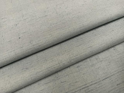 平和屋着物●結城紬　色無地　灰青色　正絹　逸品　AABH9588ck