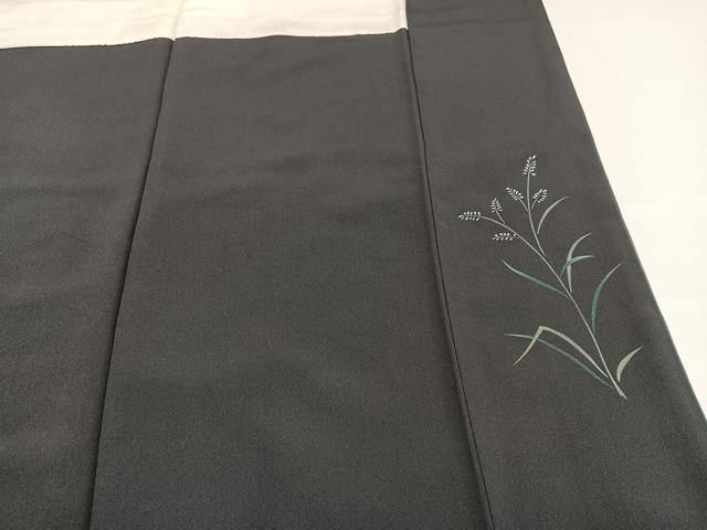平和屋着物●訪問着　手描き　花蝶文　暈し染め　正絹　逸品　AAAZ0529ph