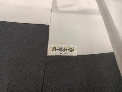 平和屋着物●訪問着　手描き　花蝶文　暈し染め　正絹　逸品　AAAZ0529ph