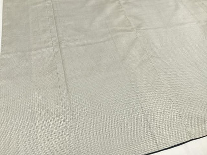 平和屋着物●男性　本場大島紬　白大島　100亀甲　総詰め　正絹　逸品　未使用　AAAZ0559ph