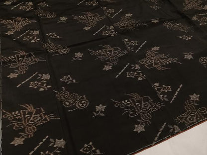 平和屋着物●上質な紬 吉祥玩具文 正絹 逸品 未使用 AAAZ0594ph