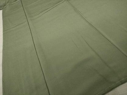 平和屋着物●上質な色無地　岩井茶色　正絹　逸品　未使用　AAAZ0608ck