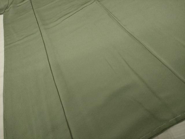 平和屋着物●上質な色無地　岩井茶色　正絹　逸品　未使用　AAAZ0608ck
