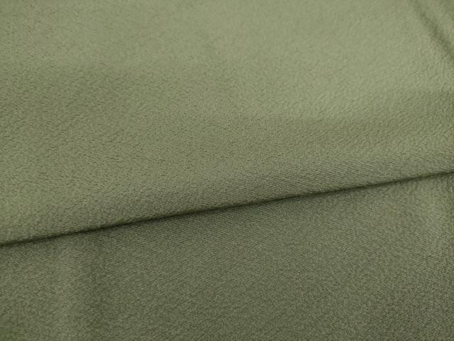 平和屋着物●上質な色無地　岩井茶色　正絹　逸品　未使用　AAAZ0608ck