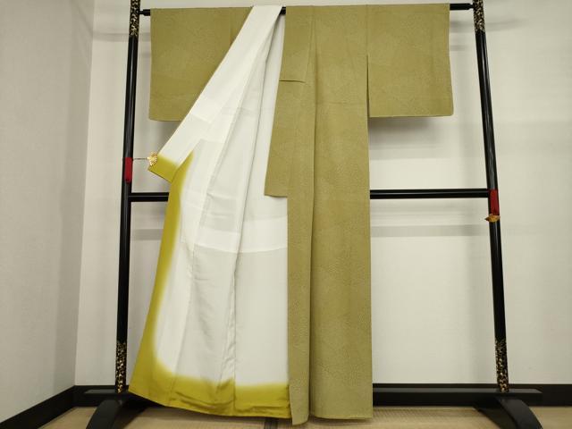 平和屋着物●江戸小紋　大小霰文　正絹　逸品　AAAZ0621ck