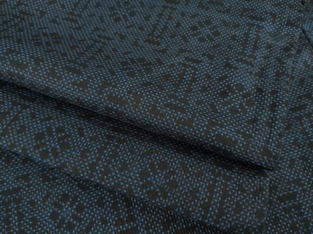 平和屋着物●本場大島紬 一元絣 幾何学文様 正絹 逸品 AAAZ0631ck