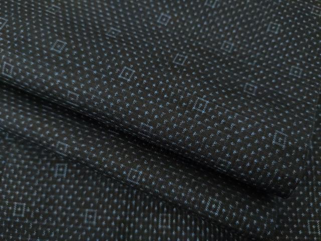 平和屋着物●本場大島紬 一元絣 地紙文 正絹 逸品 AAAZ0652ck