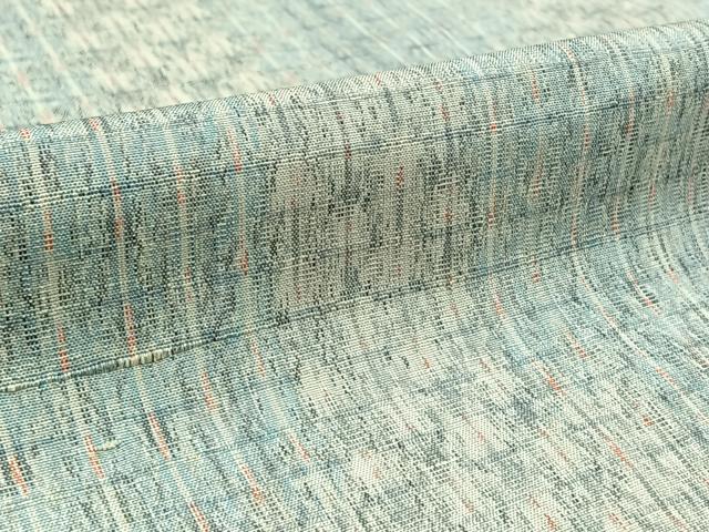 平和屋着物▽上質な紬 単衣 格子 正絹 逸品 AAAZ0689jh