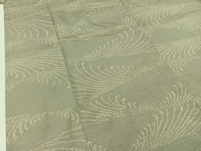 平和屋着物▽上質な紬 単衣 乱菊 正絹 逸品 AAAZ0702jh