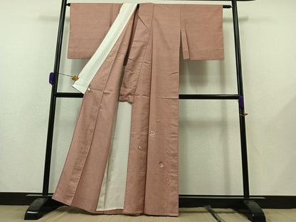 平和屋着物▽色留訪問着 単衣 総刺繍 毬文 金糸 ますいわ屋扱い 正絹 逸品 AAAZ0706jh
