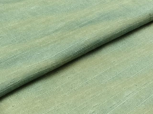平和屋着物▽上質な紬　単衣　霞文　正絹　逸品　AAAZ0708jh