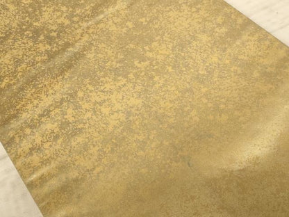 平和屋着物◎全通柄袋帯　霞文　金彩　正絹　逸品　AAAZ0750dt
