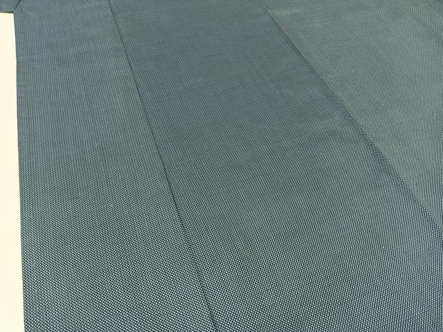 平和屋着物▽上質な紬 単衣 蚊絣 正絹 逸品 AAAZ0987jh