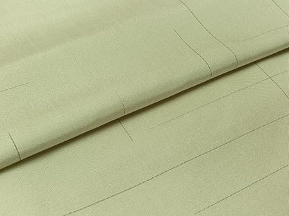 平和屋着物▽本場大島紬 白大島 単衣 幾何学文様 正絹 逸品 未使用 AAAZ0995jh
